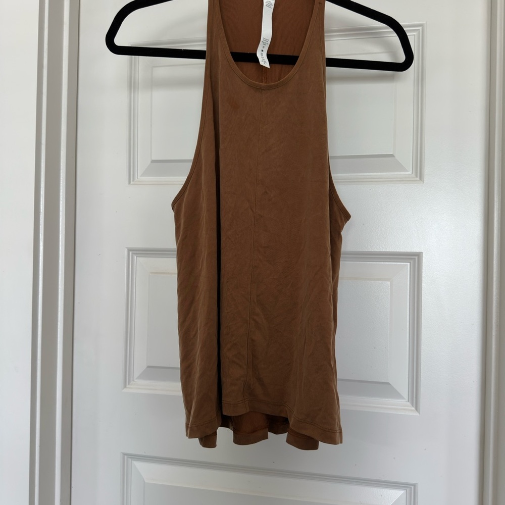 Lululemon Athletica Brown Tank Top